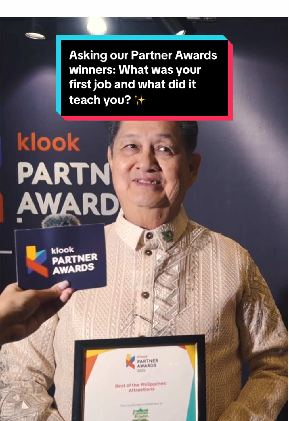 From humble beginnings to industry leaders 🌟 Our first-ever #KlookPartnerAwards2025 winners look back on their first jobs, whether as lifeguards, housekeeping staff, or even gentleman farmers, and how those experiences built the values and work ethic that shaped their success today. 💼✨ Congratulations once again to our winners and a big shoutout to Enchanted Kingdom, PAEC,  Hotel 101 Group, and Canyon Hotels & Resorts for inspiring us with your stories. 🏆✨ #KlookPH #YourWorldOfJoy