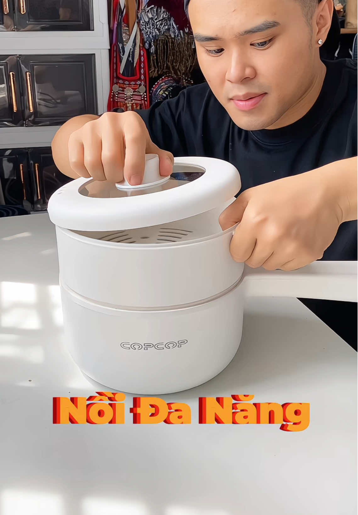 Nồi đa năng 1.8L, chiên- xào-  hấp -luộc -nướng - lẩu cân hết ✨ #noidanang #copcop #noidiendanang 