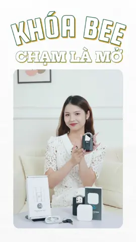 Khóa Bee vân tay vừa tiện lợi, vừa dễ sử dụng. Có gì thắc mắc, Mọi người hãy để lại bình luận nhaaaaaaa♡♡♡ #KhoaBee #khoavantay #okhoa #congnghe  #sowtechs 