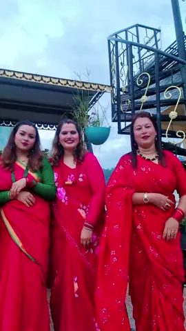 Happy teej❤️ @🅅🄰🄽🄳🄰🄽🄰  @⭐️Pratima Shrestha⭐️  @तृष्णा उज्ज्वल भण्डारी  #hetaudamuser  #foryou  #foryoupageofficial  #creativesearchinsight 