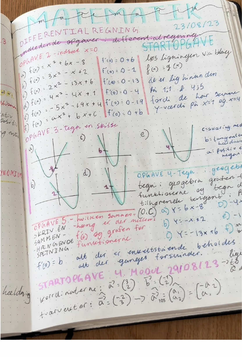 “Hvordan har du taget noter i matematik?” Her kommer der en tutorial, men husk layout osv. kan ændre sig meget alt efter emne og lærerens måde at undervise på🌟☺️ Håber at det kan bruges! #matematik #gymnasium #fyp #noter #tutorial 
