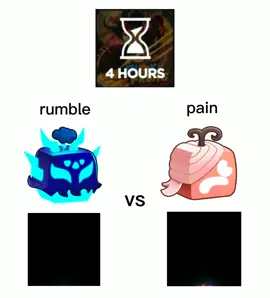 blox fruit rumble vs pain #creatorsearchinsights#roblox#bloxfruits 