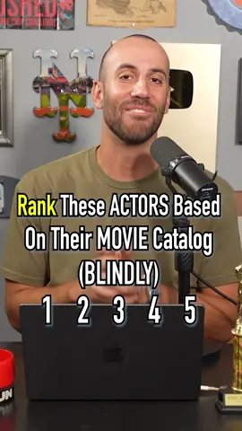 Rank These Actors Based On Their Movie Catalog! #fyp #ranking #actor #leonardodicaprio #movies 