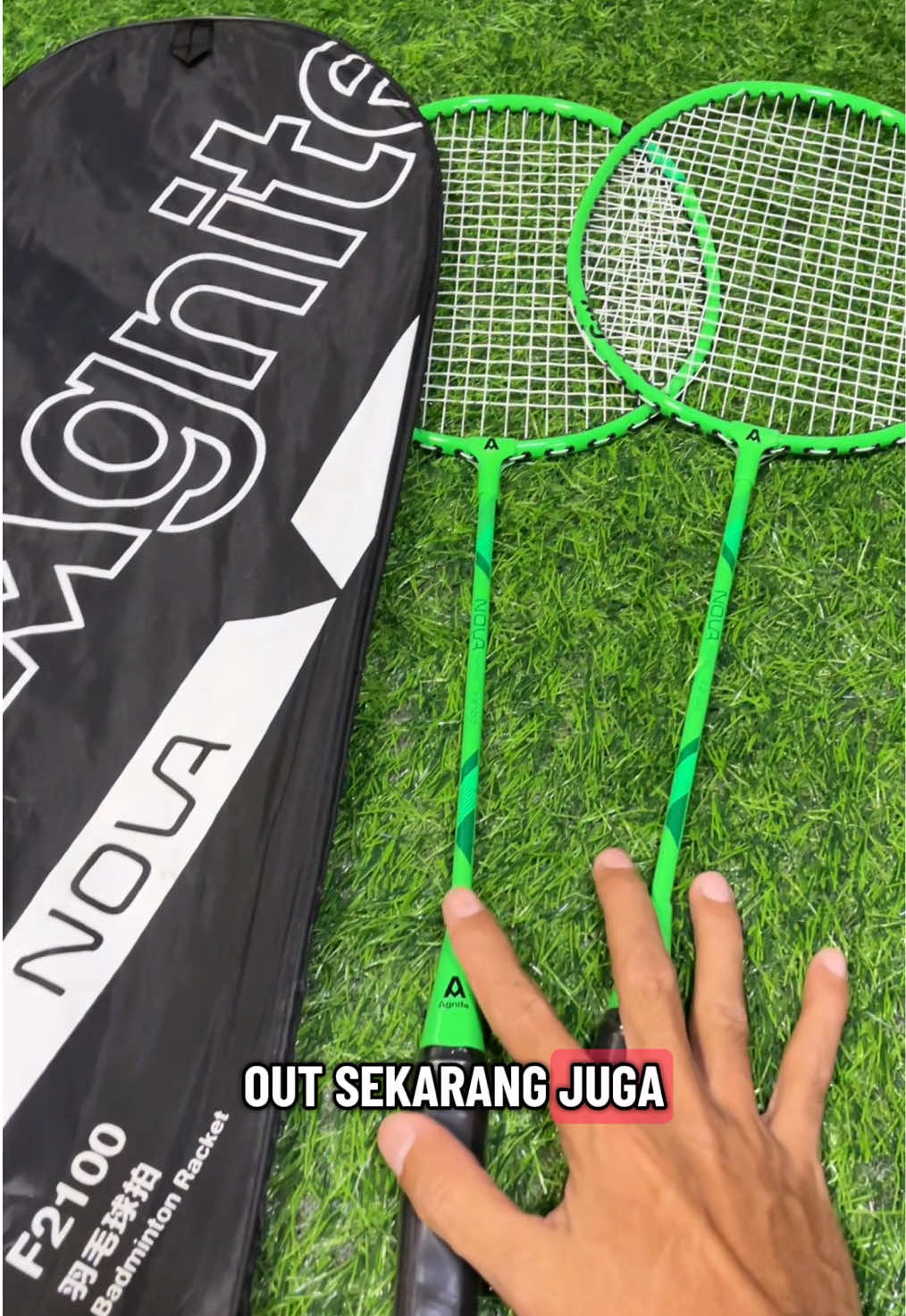 Raket badminton agnite nola f2100 #raketbulutangkis #raketbulutangkisoriginal #agniteraketbadminton #agniteraketbulutangkis #raketbulutangkismurah 