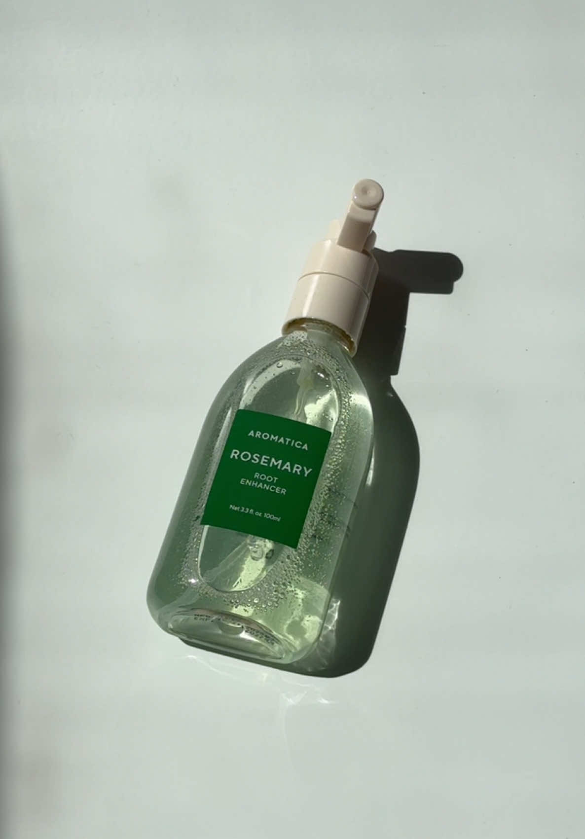 Rosemary Root Enhancer by @Aromatica Global  Less hair fall, more baby hairs, and a calm scalp. Light, refreshing, and no silicones or parabens. #aromatica #rosemarywater #rosemaryoil #hairgrowth #hairtok  