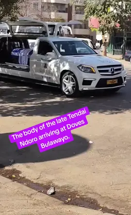 The body of the late Tendai Ndoro arriving at Doves Bulawayo Zimbabwe 🕊🕊🕊 #zimticktockers🇿🇼🇿🇼🇿🇼🇿🇼🇿🇼🇿🇼🇿🇼 #southafricatiktok🇿🇦🇿🇦 #fypシ゚ #fypシ゚ #fortheonesyoulove 
