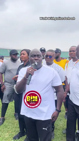 Chief off Staff Hon.Julius Debrah, delivers heartfelt speech to officially opens the Joy Sports Invitational 2025 and Walk With Julius (Members and Friends) - kicking off a day of sports, wellness, and unity! #Getinfomedia #tiktoknews #fypppppppppppppppppppppp #ustiktok🇺🇸 #fypppppppppppppp 