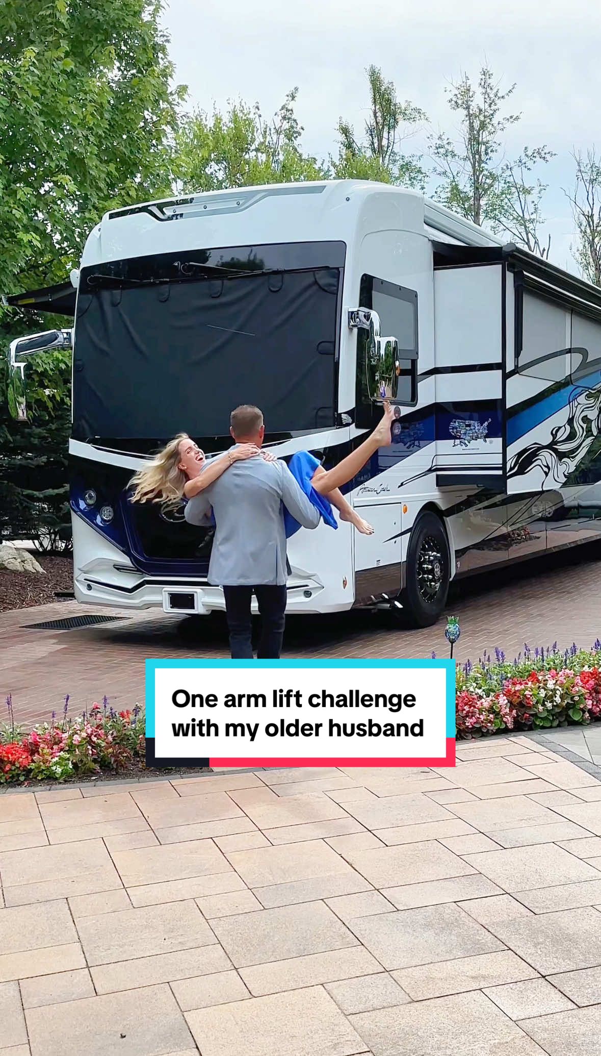 Even though he’s almost 60, I had no doubts 💪  #trend #agegap #agegapcouple #rvlife 
