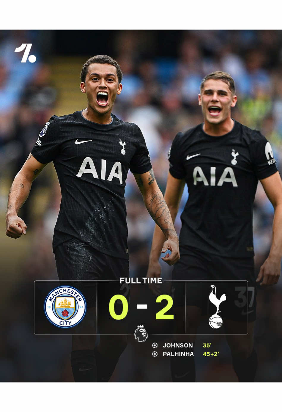 Man City 0-2 Tottenham • PL 2025 #ManCity #Tottenham #haaland #PremierLeague