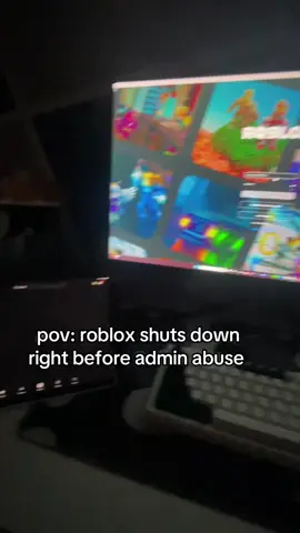roblox shut down #roblox #adminabuse #fail 