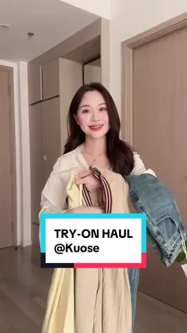 [try-on haul] 2 set đồ siêu xinh yêu từ @KUOSE  💞 #fyp #tryonhaul #kuose #outfitinspo #outfitinspiration 