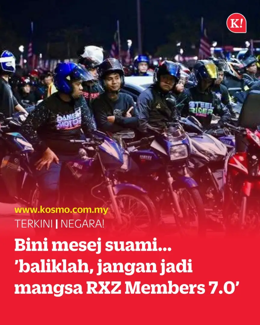 Gelombang Himpunan RXZ Members 7.0  di Gong Badak, Terengganu bermula hari ini bukan sahaja menarik puluhan ribu peminat motosikal dua lejang itu, malah mencetuskan kebimbangan dalam kalangan orang ramai terutama para isteri. Berita lanjut klik link