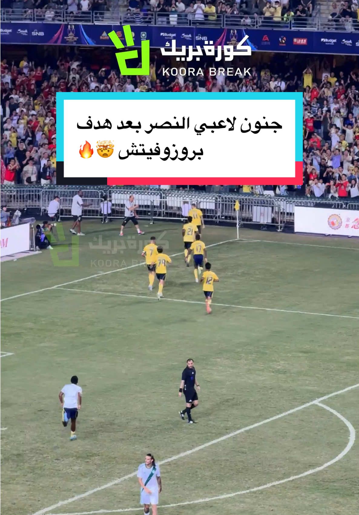 جنون لاعبي النصر بعد هدف بروزوفيتش 🤯🔥 #النصر #بروزوفيتش #الرياضة_في_السعودية #SportsInSaudi #sportsontiktok 