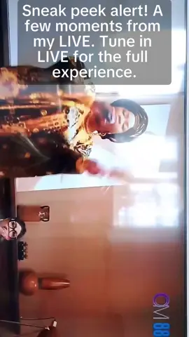 Sneak peek alert! A few moments from my LIVE. Tune in LIVE for the full experience. #tiktoklive #livehighlights