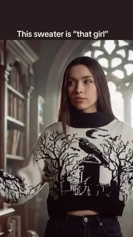 Beautiful sweater for “that girl” #fallfashion #fallsweaters #thatgirl #trendingsound 