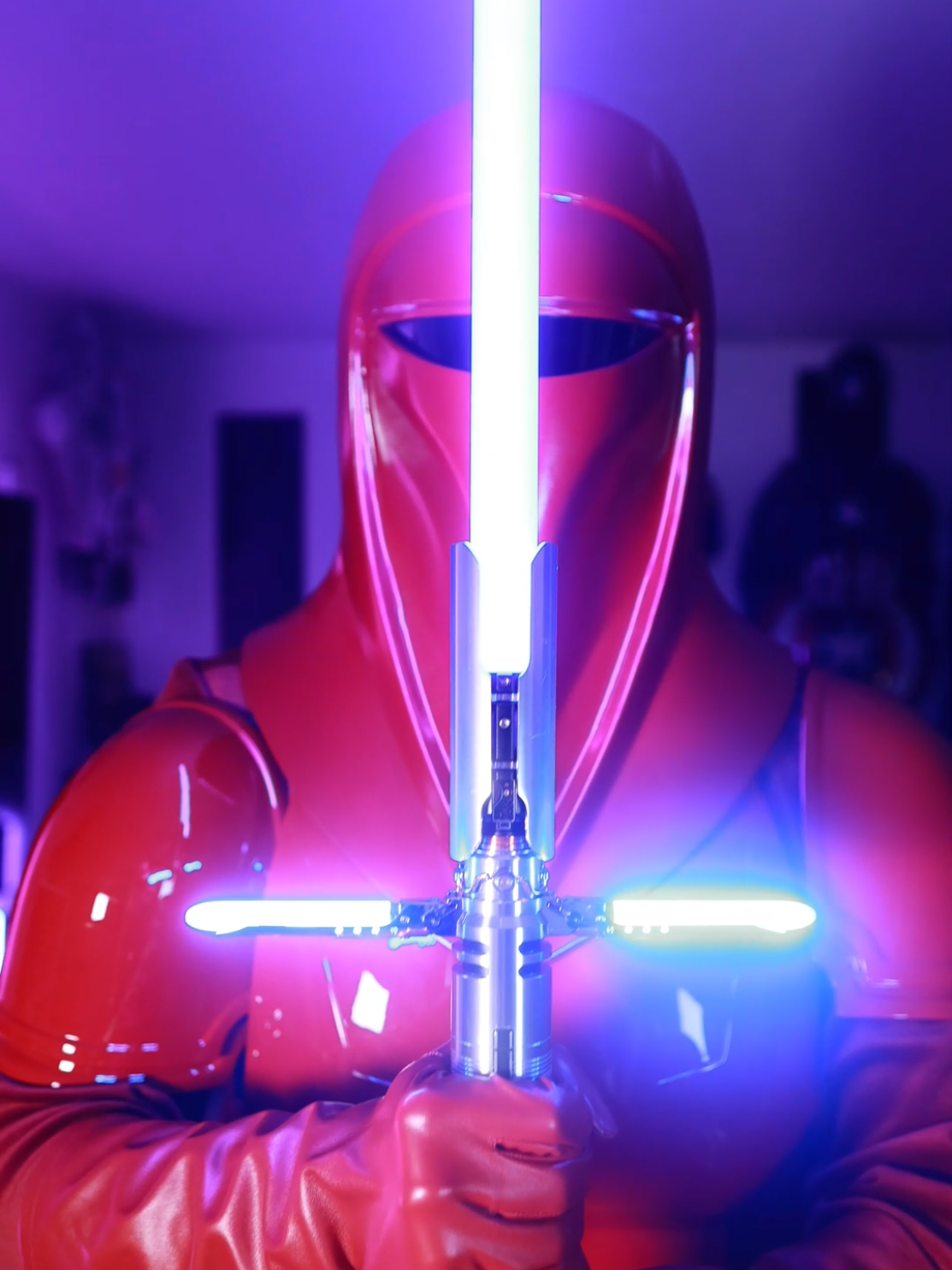 Give me the best lightsaber for the royal guard #starwars #lightsaber #cosplay #cosplayer #royalguard 