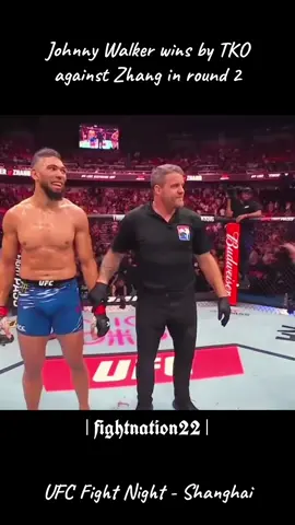 Walker V Zhang 🔥 | #johnnywalker #zhang #UFC #ufcfightnight #fyp 