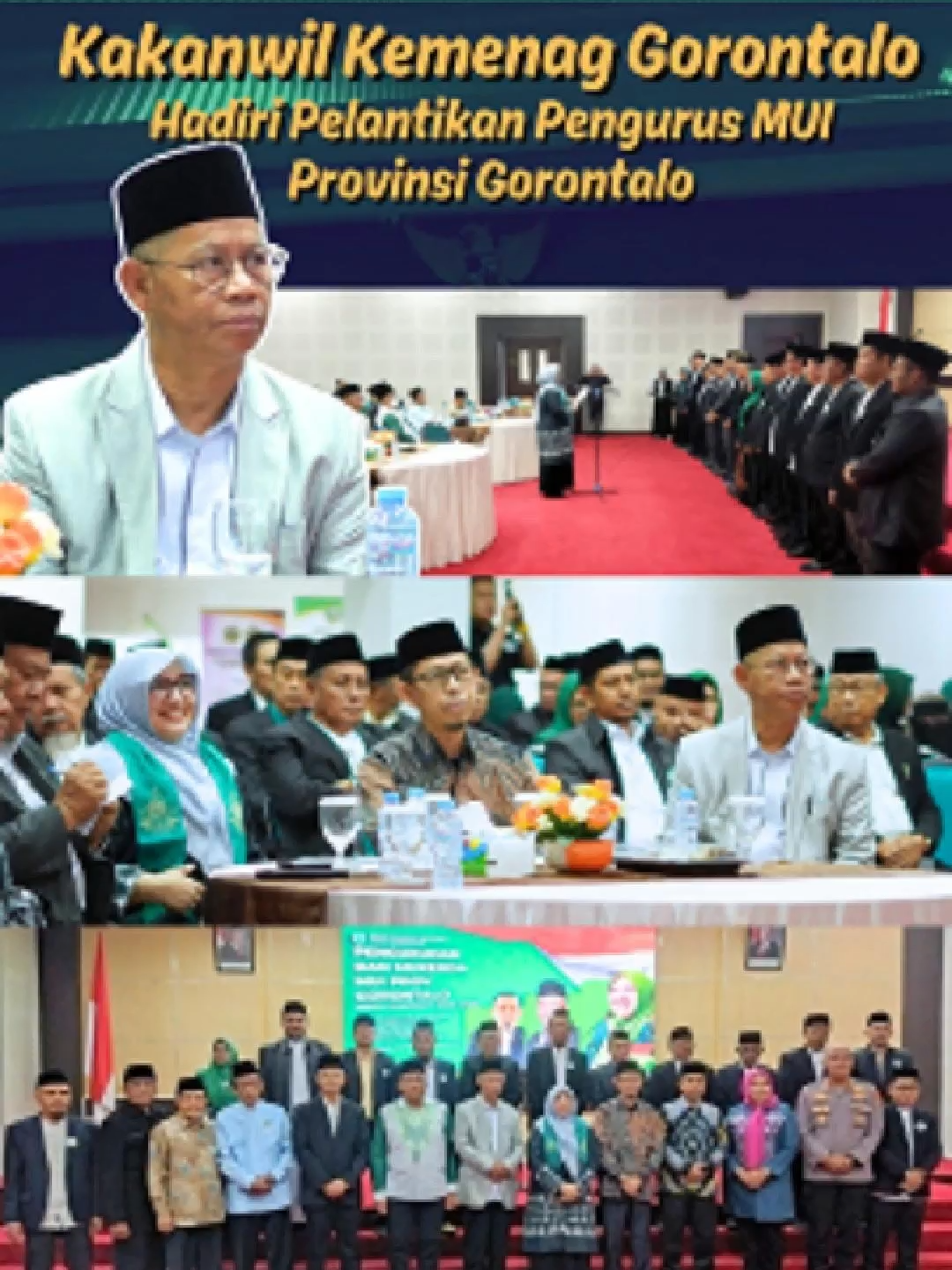 Kakanwil Kemenag Gorontalo Hadiri Pelantikan Pengurus MUI Provinsi Gorontalo #gorontalo #2025 #pppk #tiktok #fyp #asn #KemenagRI #SahabatReligi #kemenagri