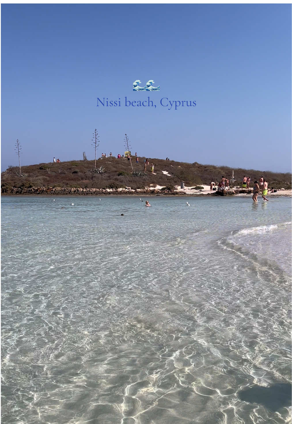 Nissi Beach, Ayia Napa 🇨🇾 #cipro #cyprus #ayianapa #nissibeach 