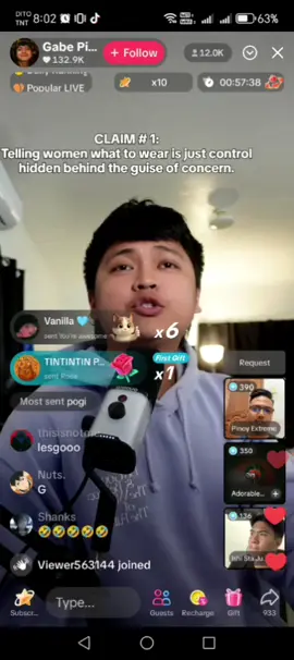 Part 1 of the heated debate: Gabe vs Kau and Pinoy Extreme 🔥. At the center of it all should women really be judged based on their clothing? 👗👚 ✅ Outcome (about women’s clothing): By the end of Part 1, one thing became clear: a woman’s clothing does not define her character, respect, or morality. While some argued for limitations in the name of “discipline” or “tradition,” the opposing side emphasized that true respect is reflected in how women are treated, not in what they wear. The outcome, this sparked a wider conversation on the right of women to choose their own clothing without fear of judgment or blame. ✊✨ @gabe.talks @Adorable KAU @pinoyextreme2 #fyp
