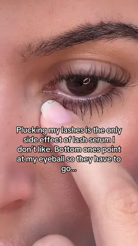 If you have to do this please make sure everything is disinfected and do it very close to a mirror avoiding anything getting into your eyes. 
