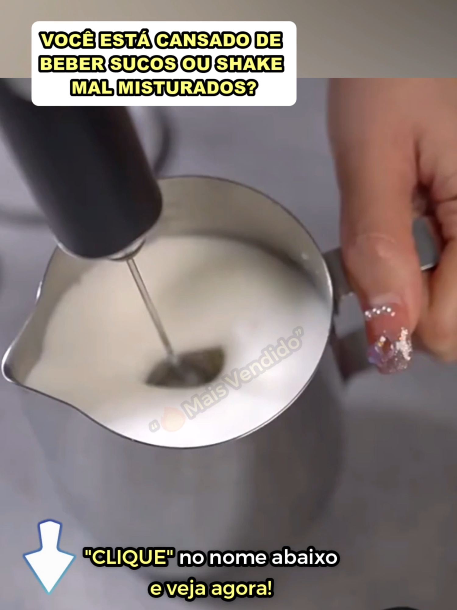 Mixer TikTok Shop  Portable Mini Mixer Recarregável e Elétrico #tiktokshop #tiktokshopchegou #TikTokShopChegou