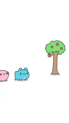 #animation #cuteness #cat #apple #bugcat 