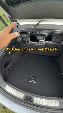 Let's check the boot and frunk space on BYD Sealion 7 #bydsealion7 #carharu #LearnOnTikTok 