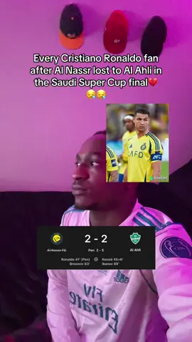 Heartbreaking for Ronaldo💔💔 #ronaldo #cristianoronaldo #cr7 #alnassr 