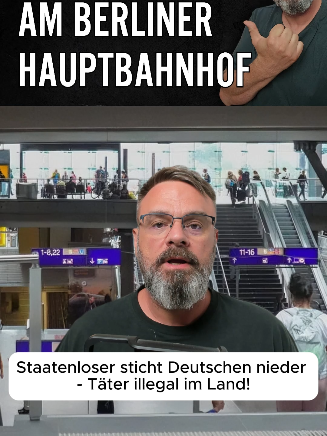 Am Berliner Hauptbahnhof kam es zu einem brutalen Messerangriff: Ein staatenloser Mann stach mehrfach auf einen deutschen Reisenden ein. Er war illegal im Land, ein Drogentest ergab Kokain und Amphetamine. Warum laufen solche Täter überhaupt hier frei rum?