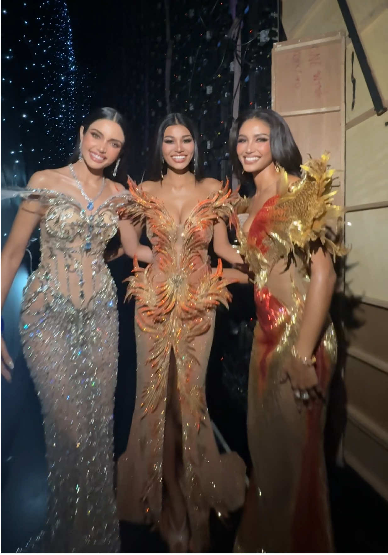 Congratulations to the Top 3 of Miss Universe Thailand 2025 💫 #MUT2025FinalCompetition #TheNewEraofMUT #MGIxMUT #MissUniverseThailand #LINEMAN 