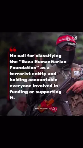 The Popular Front for the Liberation of Palestine, has called for the Gaza Humanitarian Foundation GHF to be classified as a terrorist entity and for all funders and supporters to be held accountable… Source: @pulseofpal