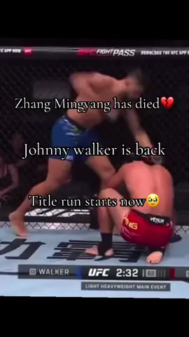The belt is ours #fyp #viral #UFC #zhangmingyang #johnnywalkerufc 