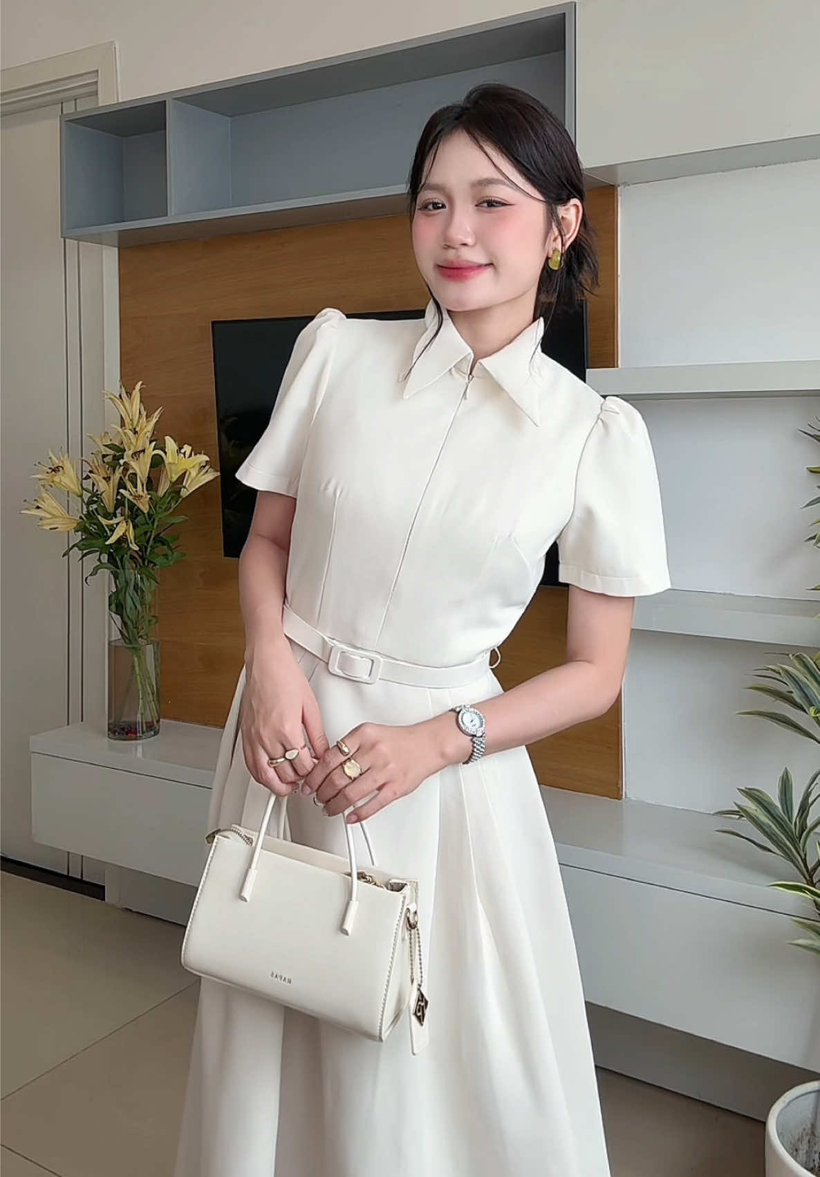 Nhẹ nhàng, thanh lịch✨#calie #xuhuong #OOTD #myoutfit #fyp 