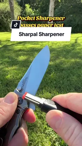 Sharpal has a sweet pocket sharpener that fits in the palm of my hand. #tiktoksharpal #tiktokshopsummersales #tiktokshop #viralpocketsharpener 