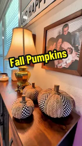 MacKenzie- Childs Set of 3 Rattin Pumpkins gifted by @QVC, Inc #qvc #mackenziechilds #decor 