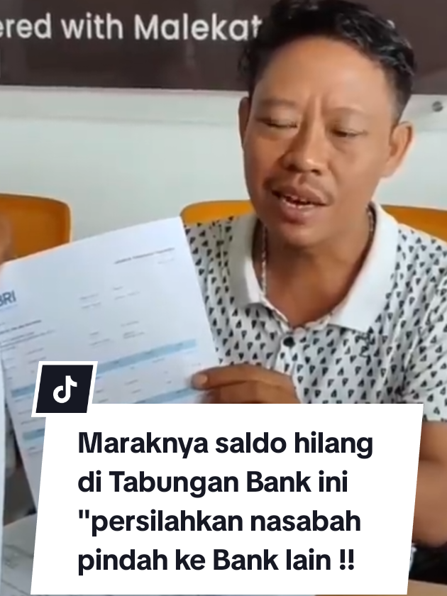 Nabung di bank sudah tidak aman kenapa?? #fyp #trending #viral #bank 
