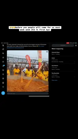 ##jollof #ghanatiktok🇬🇭 #nigeria #biggestpotofjollof 