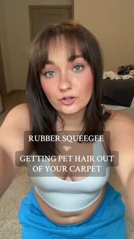 this was my first time doing this and i’ll definitely be doing it every time the carpet gets super hairy   #pethairremoval #carpet #cats #fyp #xyzbca 