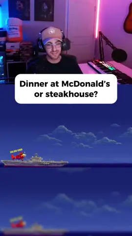 Dinner at McDonald’s or steakhouse? #prophet #avia 