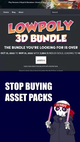 Stop buying asset packs!! #gamedev #indiedev 