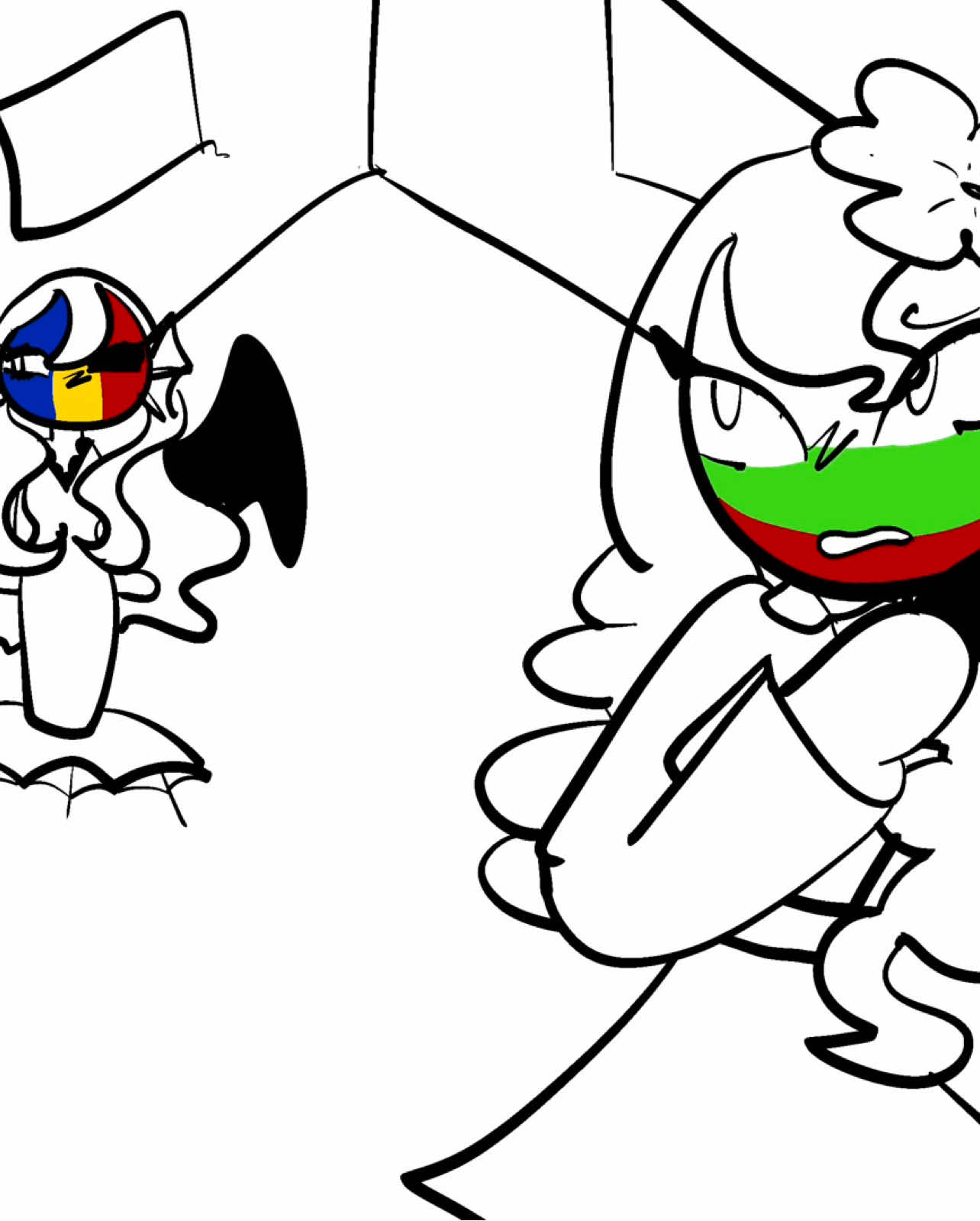 saw the og while scrolling and it amused me / og @rand0m.editz.fy / #countryhumans #romania #bulgaria #serbia #fyp / not a ship if you don’t want it to be one🫩💔