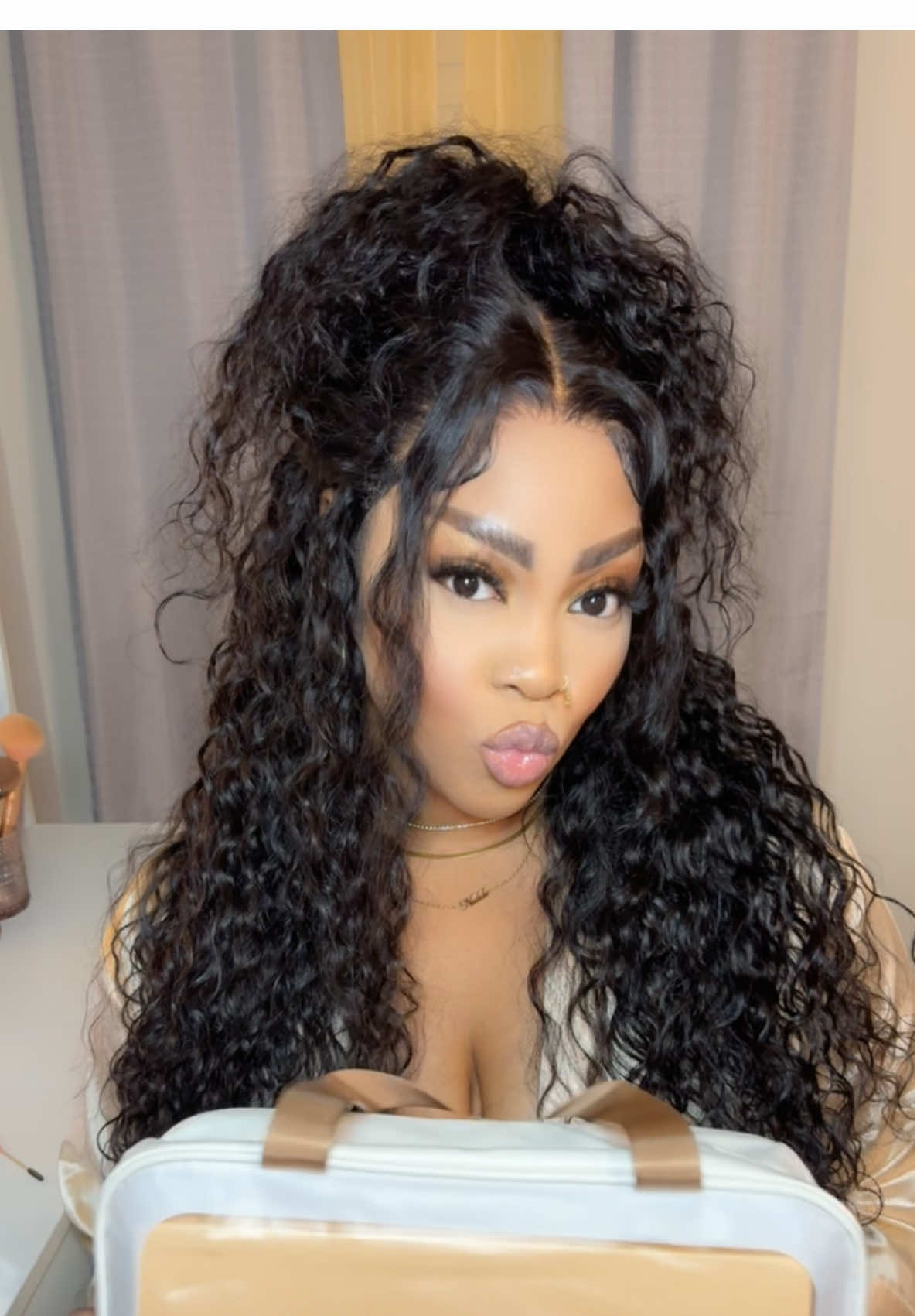 Perfect Curls 💛 • • • @nadulahairwig  • • • #curlyhairstyles #nadulahair #nadulawig #nadulawaterwavewig #hairtok 