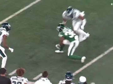 He sent him flying 🤣 #Juke #Shifty #NewYorkJets #Eagles #NFL 