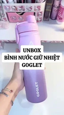 Bình nước màu cưng xỉuuu #binhnuocgiunhiet #binhnuoc #goglet #piuunbox 