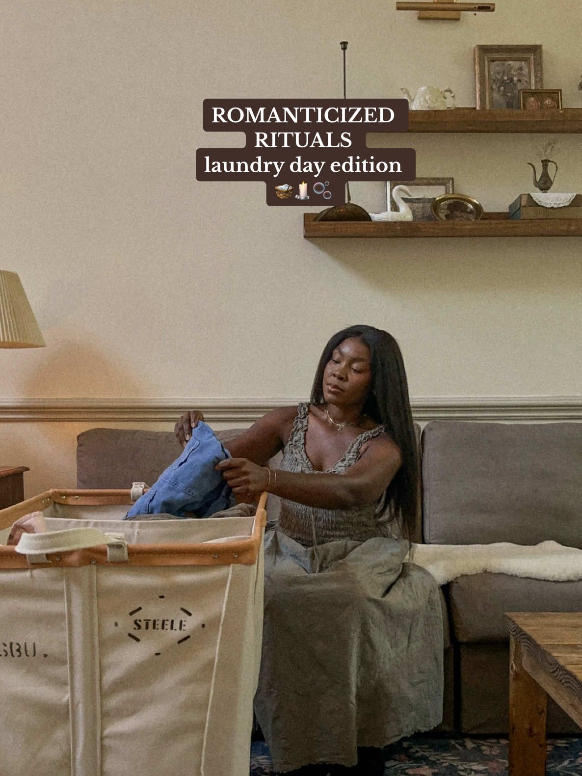 WHAT'S ONE CHORE YOU ROMANTICIZE? 🧺🍽️🪴 #comfortcreator #softlife ##laundryday##romanticizethemundane##cozyhomevibes