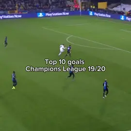 Top 10 goals in Champions League 19/20 🤯 | #football #fyp #elbruso 
