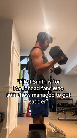 Absolute genius however haha #elliotsmith #radiohead #musictok #gym #fyp 