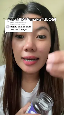 Replying to @Ka BUDGET Ni KuysDoms grabe kalegit magpatulog po nyan! #melatonin #melatoningummies #pampatulog #insomia #sleep 
