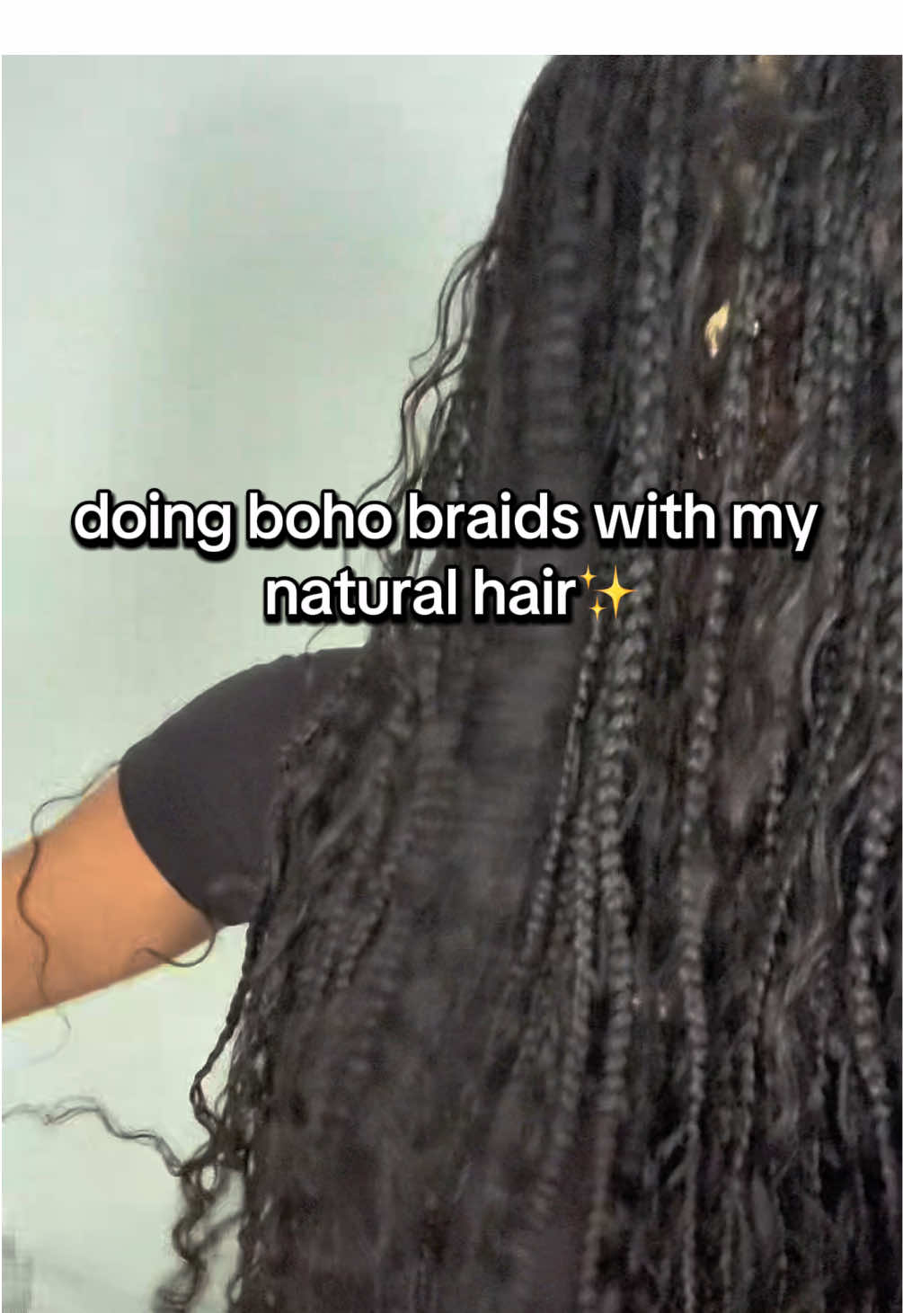obsessed with this style fr😮‍💨 #curlyhair #bohobraids #naturalhair #feedinbraids #backtoschoolhairstyles 